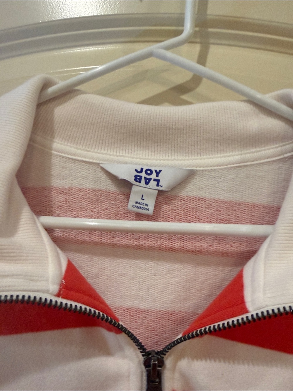 White Drawstring Athletic Shorts with Red Piping -- super soft Lg Top M - bottom - Picture 5 of 6